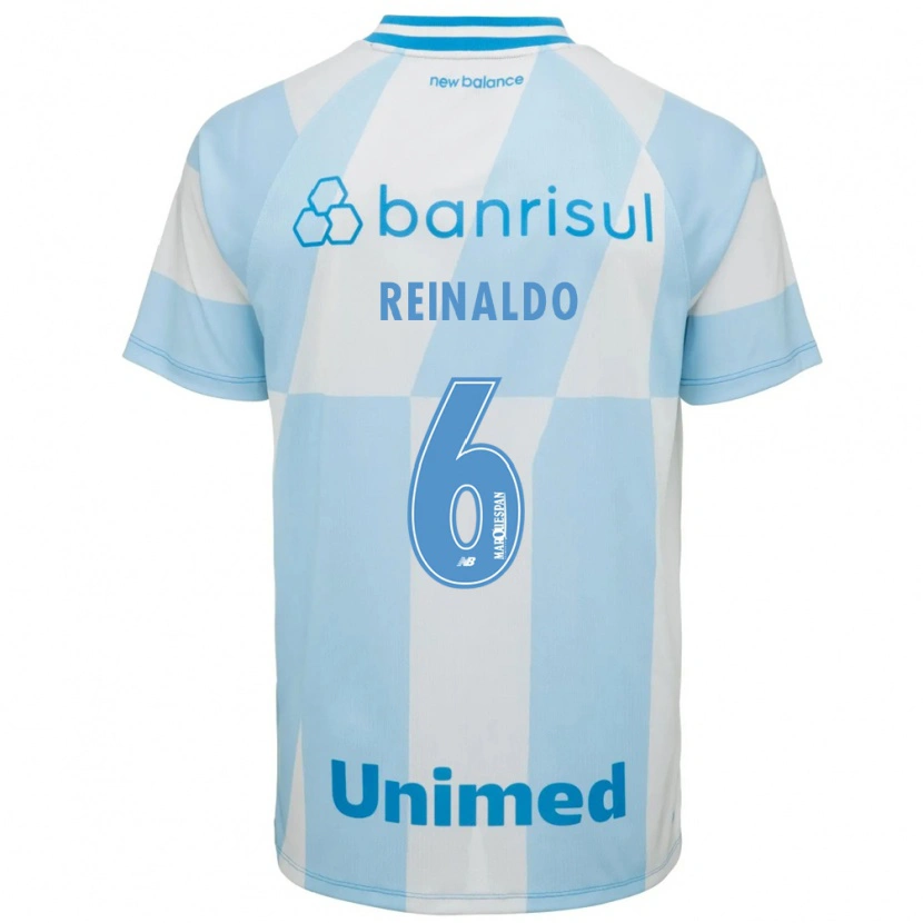 Danxen Enfant Maillot Reinaldo #6 Bleu Clair Blanc Tenues Extérieur 2026/27 T-Shirt