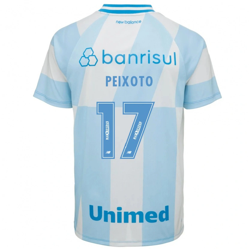 Danxen Enfant Maillot Clarisse Benicio Peixoto #17 Bleu Clair Blanc Tenues Extérieur 2026/27 T-Shirt