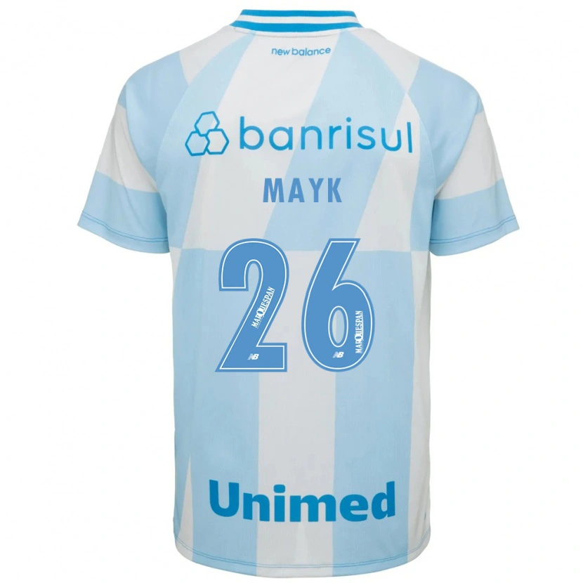 Danxen Enfant Maillot Mayk #26 Bleu Clair Blanc Tenues Extérieur 2026/27 T-Shirt