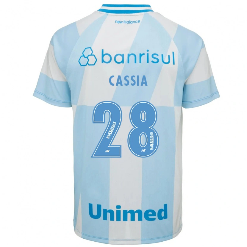 Danxen Enfant Maillot Cássia #28 Bleu Clair Blanc Tenues Extérieur 2026/27 T-Shirt