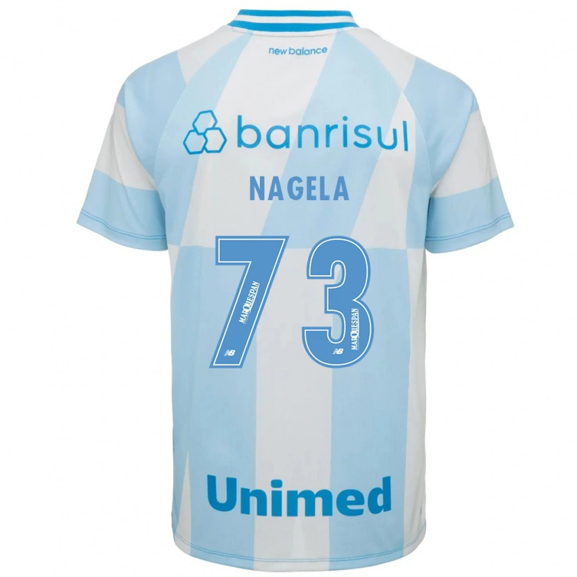 Danxen Enfant Maillot Nágela #73 Bleu Clair Blanc Tenues Extérieur 2026/27 T-Shirt