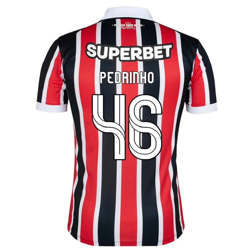 Danxen Enfant Maillot Pedro Ferreira #46 Rouge Blanc Noir Tenues Extérieur 2026/27 T-Shirt