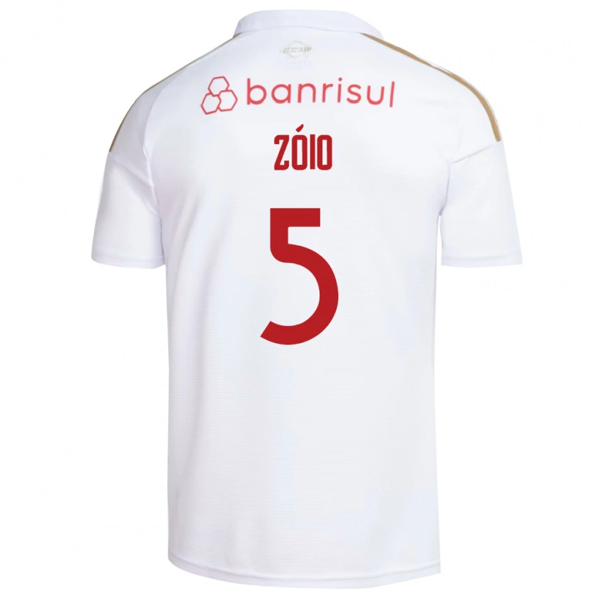 Danxen Enfant Maillot Zóio #5 Blanc Rouge Tenues Extérieur 2026/27 T-Shirt