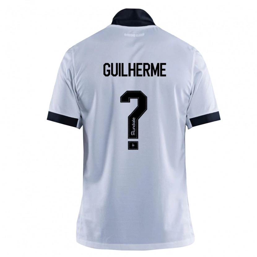 Danxen Enfant Maillot Kauan Guilherme #0 Noir Blanc Tenues Extérieur 2026/27 T-Shirt