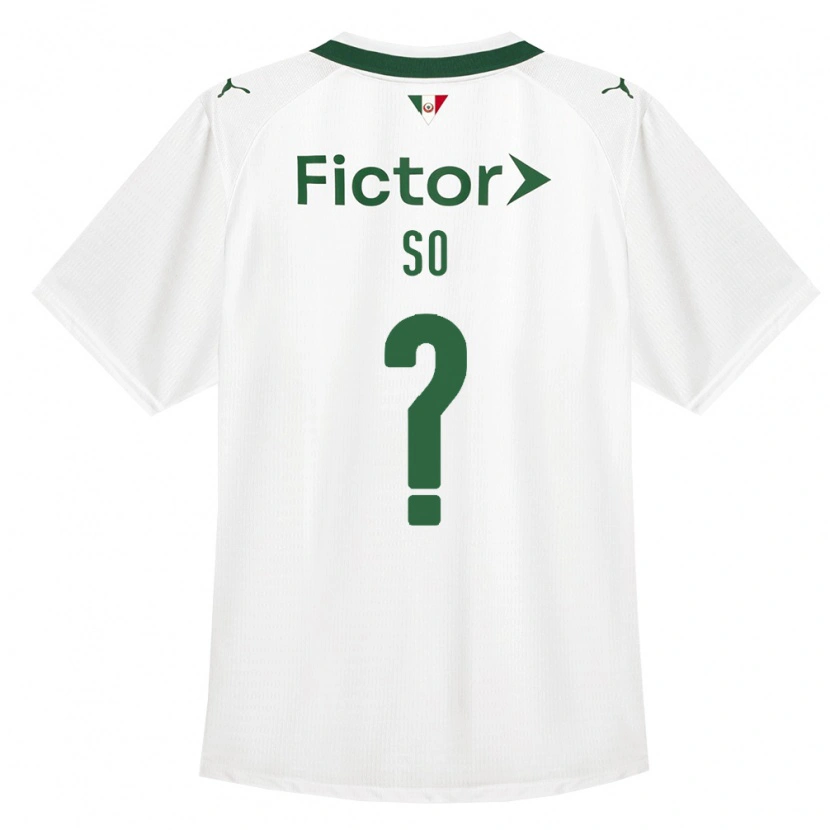 Danxen Enfant Maillot Fábio Só #0 Vert Blanc Tenues Extérieur 2026/27 T-Shirt