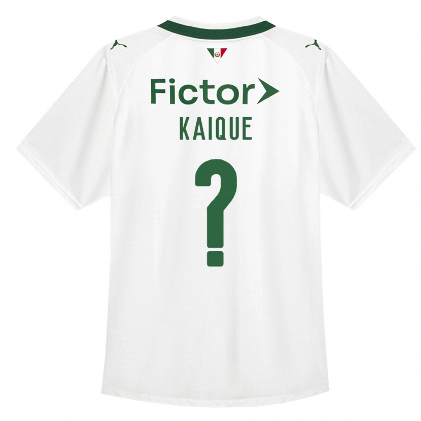 Danxen Enfant Maillot Kaique Gabriel Da Conceição #0 Vert Blanc Tenues Extérieur 2026/27 T-Shirt