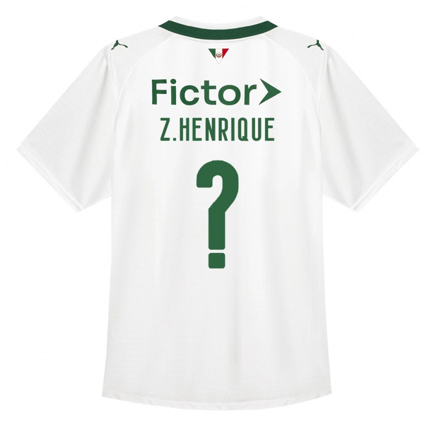 Danxen Enfant Maillot Zé Henrique #0 Vert Blanc Tenues Extérieur 2026/27 T-Shirt