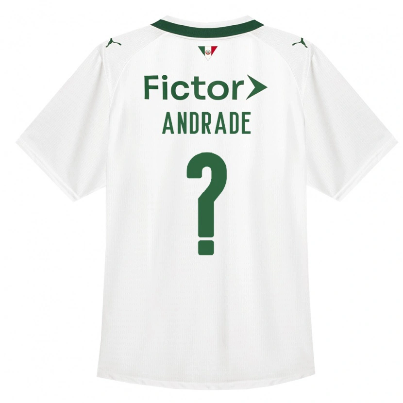 Danxen Enfant Maillot Deivid Andrade #0 Vert Blanc Tenues Extérieur 2026/27 T-Shirt