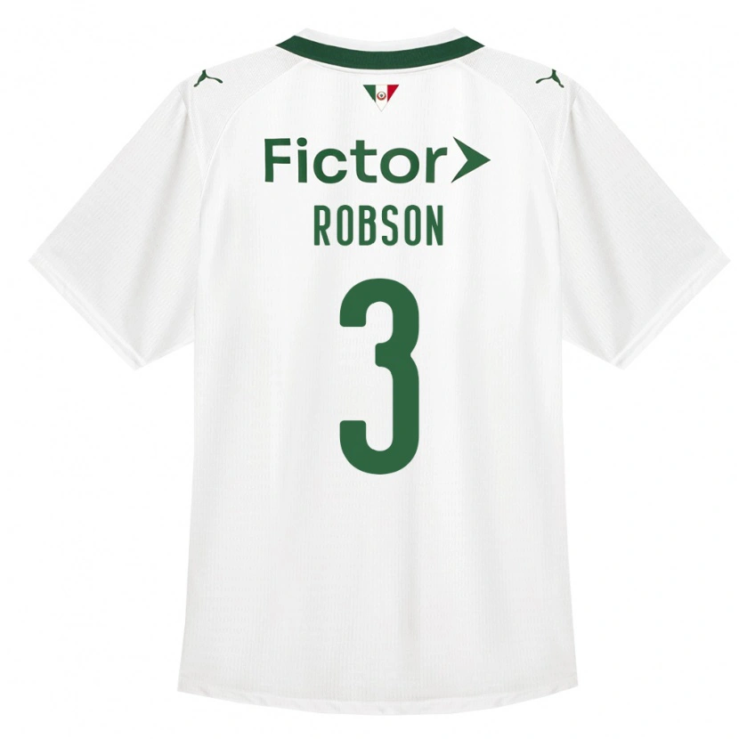 Danxen Enfant Maillot Robson Fernandes Dos Santos #3 Vert Blanc Tenues Extérieur 2026/27 T-Shirt