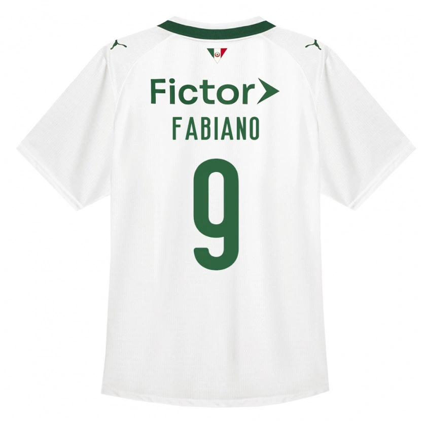 Danxen Enfant Maillot Fabiano Rodrigues Pereira #9 Vert Blanc Tenues Extérieur 2026/27 T-Shirt