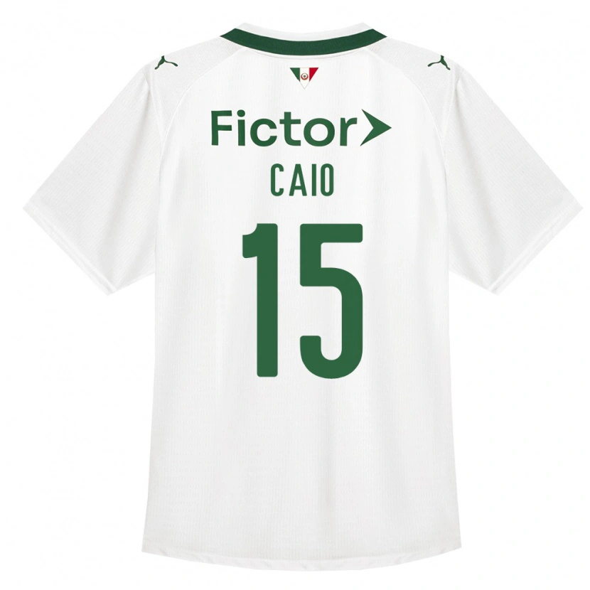 Danxen Enfant Maillot Caio Matheus De Alcântara Lima #15 Vert Blanc Tenues Extérieur 2026/27 T-Shirt