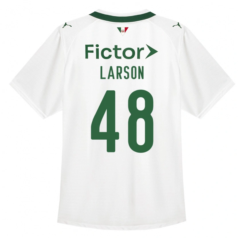 Danxen Enfant Maillot Larson Torna Ferreira Dos Santos #48 Vert Blanc Tenues Extérieur 2026/27 T-Shirt