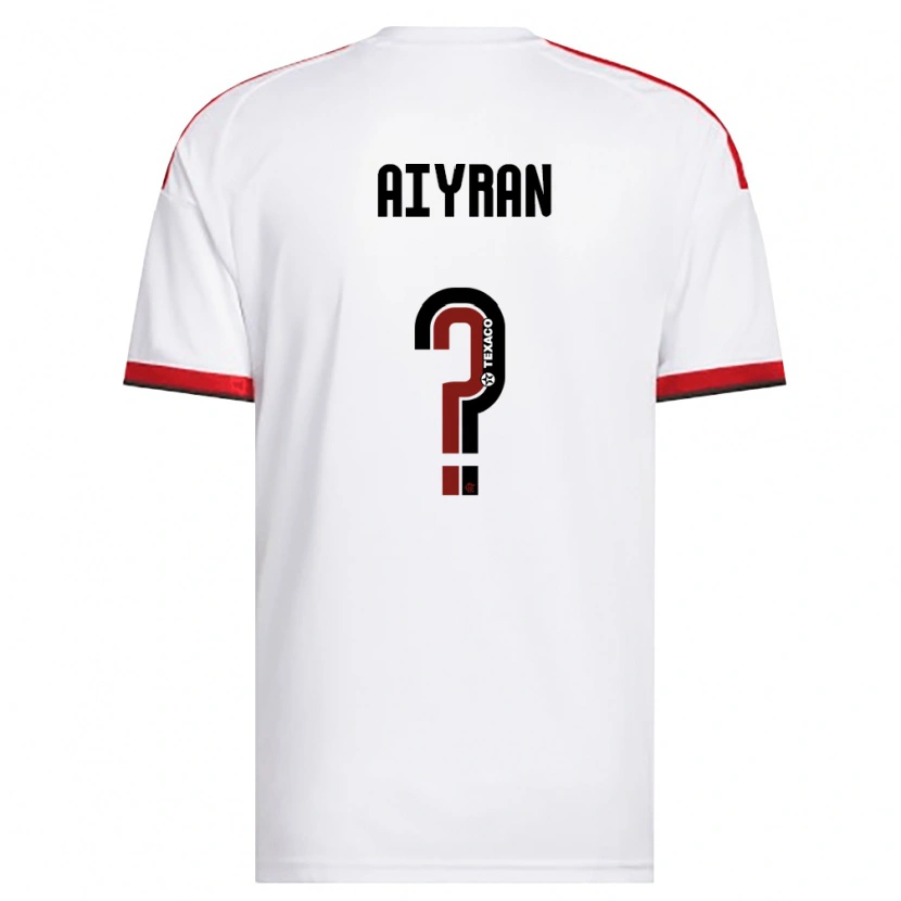 Danxen Enfant Maillot Aiyran Vieira De Lima #0 Blanc Rouge Noir Tenues Extérieur 2026/27 T-Shirt