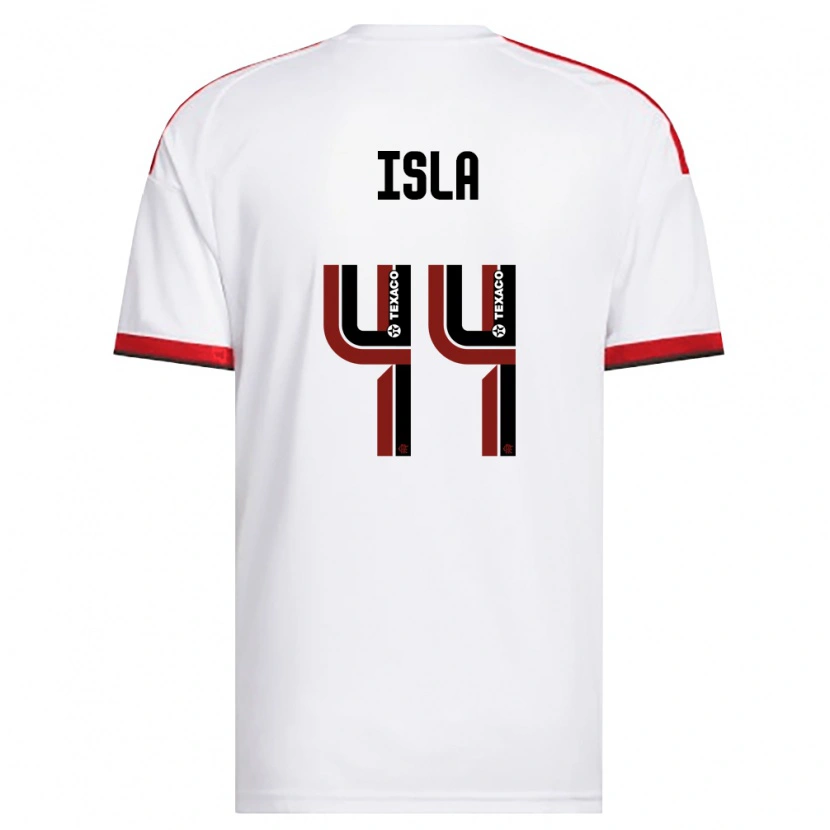 Danxen Enfant Maillot Mauricio Isla #44 Blanc Rouge Noir Tenues Extérieur 2026/27 T-Shirt
