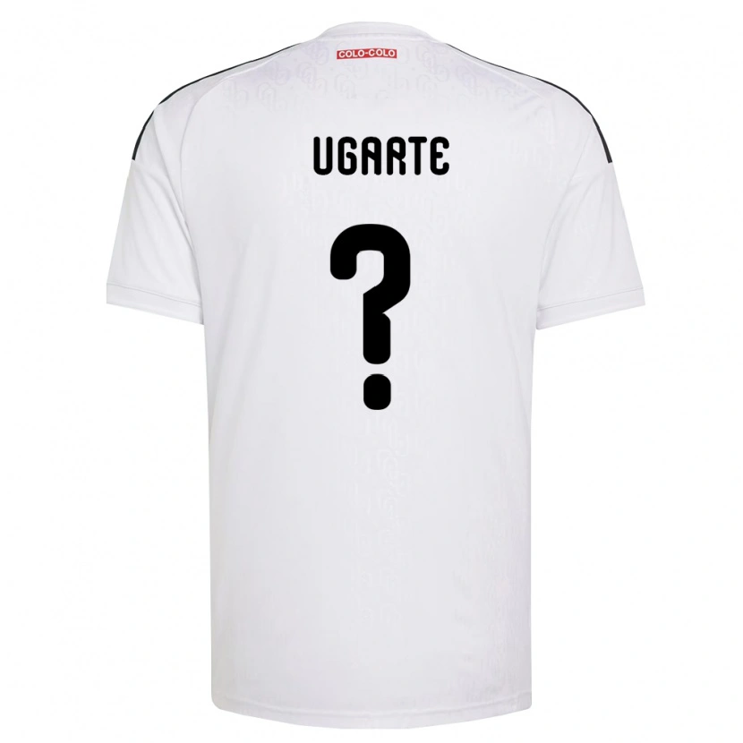 Danxen Homme Maillot Pablo Ugarte #0 Blanc Noir Tenues Domicile 2026/27 T-Shirt