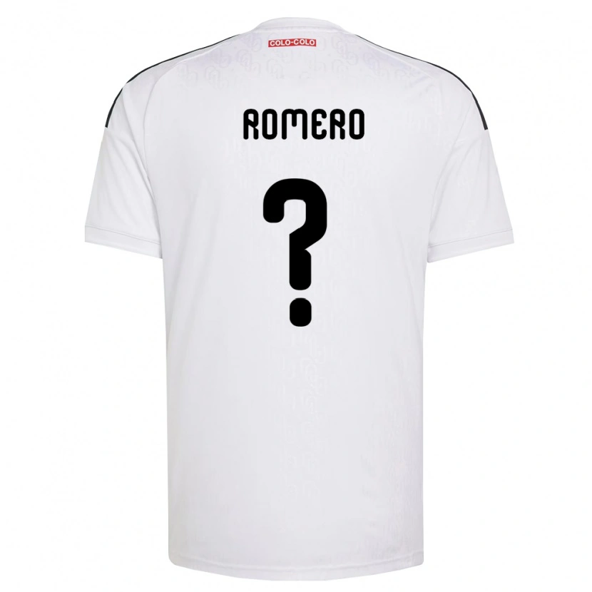Danxen Homme Maillot Enzo Romero #0 Blanc Noir Tenues Domicile 2026/27 T-Shirt