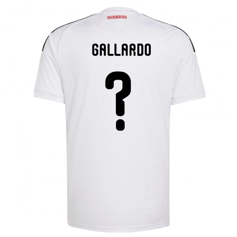Danxen Homme Maillot Alexia Gallardo #0 Blanc Noir Tenues Domicile 2026/27 T-Shirt