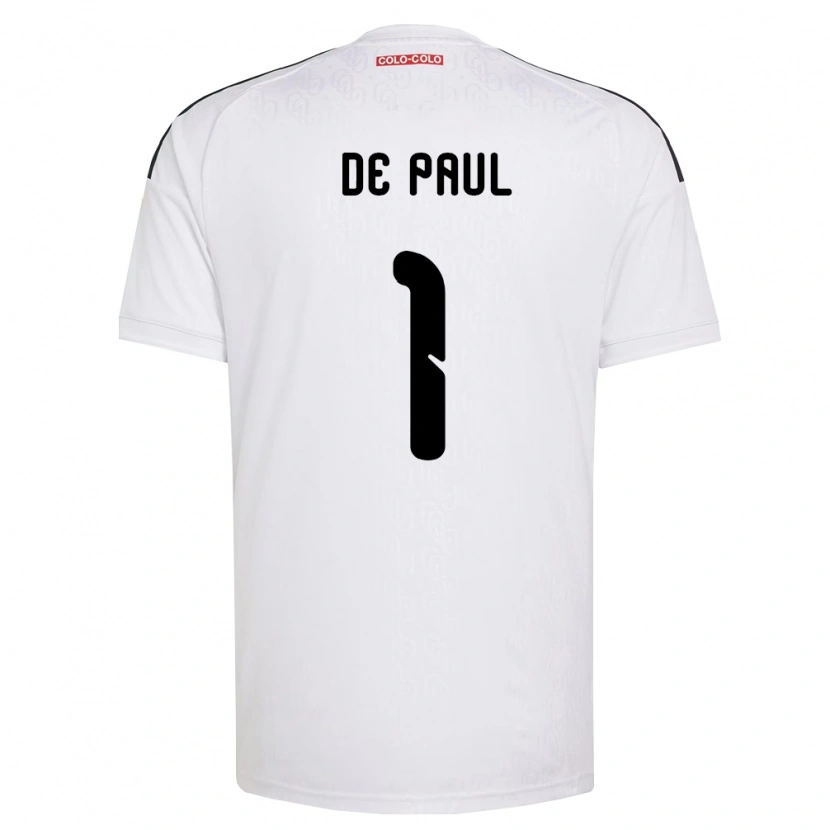 Danxen Homme Maillot Fernando De Paul #1 Blanc Noir Tenues Domicile 2026/27 T-Shirt