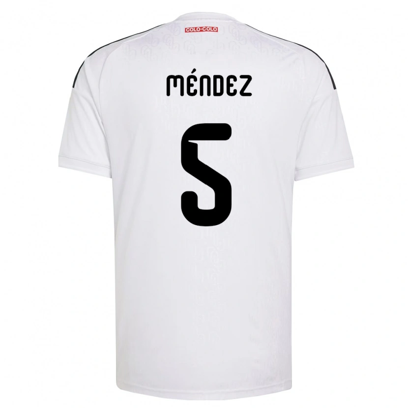 Danxen Homme Maillot Víctor Méndez #5 Blanc Noir Tenues Domicile 2026/27 T-Shirt