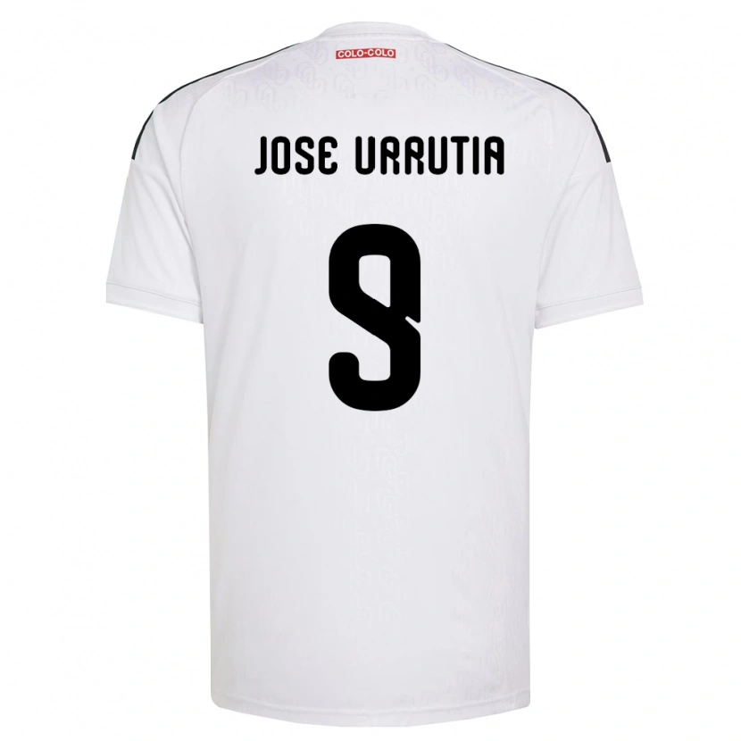 Danxen Homme Maillot María José Urrutia #9 Blanc Noir Tenues Domicile 2026/27 T-Shirt