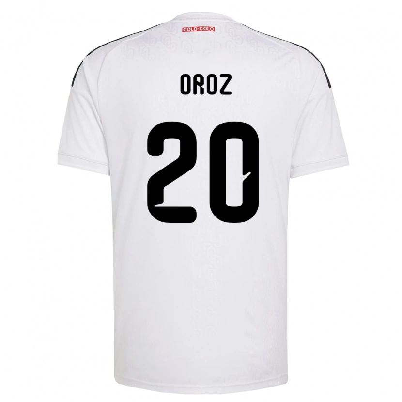 Danxen Homme Maillot Alexander Oroz #20 Blanc Noir Tenues Domicile 2026/27 T-Shirt