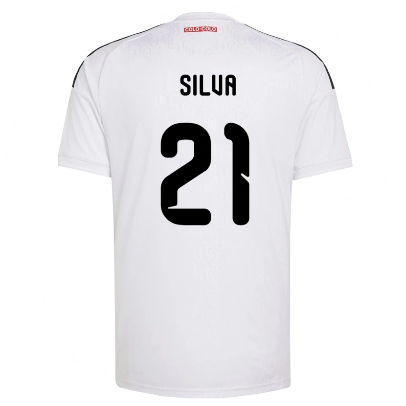 Danxen Homme Maillot Agustin Silva #21 Blanc Noir Tenues Domicile 2026/27 T-Shirt