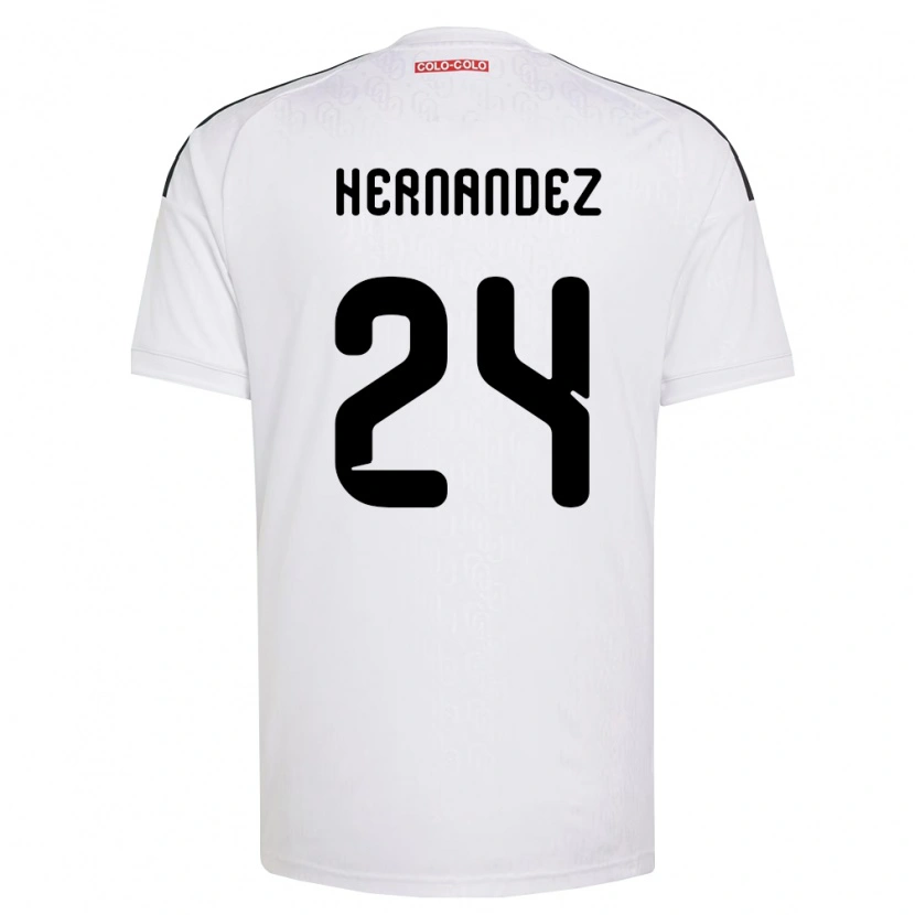 Danxen Homme Maillot Leandro Hernández #24 Blanc Noir Tenues Domicile 2026/27 T-Shirt