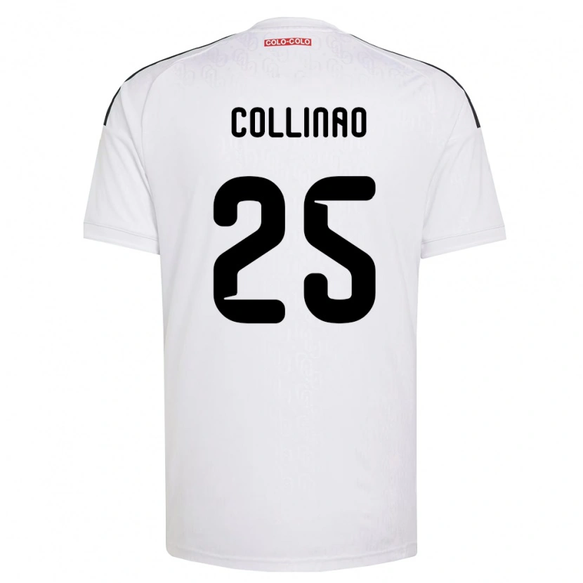 Danxen Homme Maillot Margarita Collinao #25 Blanc Noir Tenues Domicile 2026/27 T-Shirt