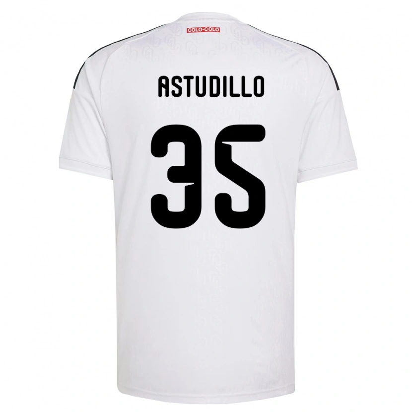 Danxen Homme Maillot Jerall Astudillo #35 Blanc Noir Tenues Domicile 2026/27 T-Shirt