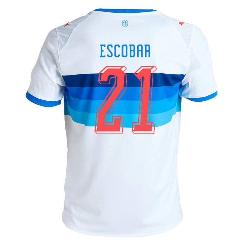 Danxen Homme Maillot Dylan Escobar #21 Blanc Bleu Ciel Tenues Domicile 2026/27 T-Shirt