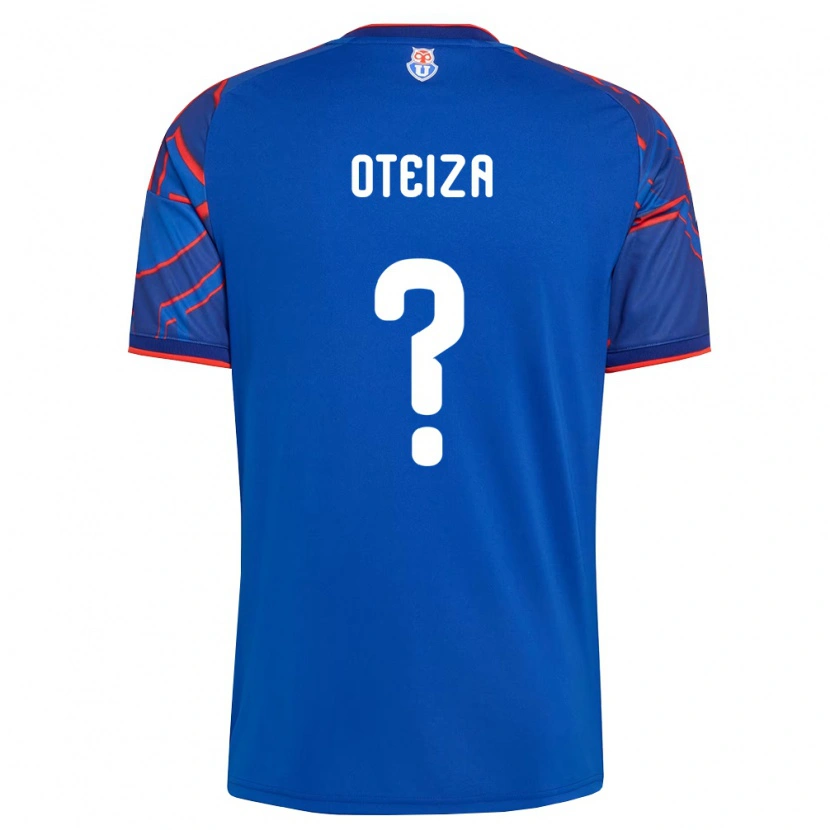 Danxen Homme Maillot Matías Oteiza #0 Bleu Royal Rouge Tenues Domicile 2026/27 T-Shirt