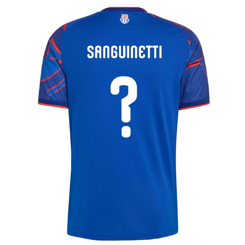 Danxen Homme Maillot Fernando Osorio Sanguinetti #0 Bleu Royal Rouge Tenues Domicile 2026/27 T-Shirt