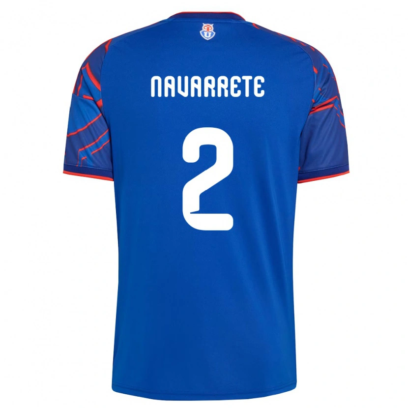Danxen Homme Maillot Daniel Navarrete #2 Bleu Royal Rouge Tenues Domicile 2026/27 T-Shirt