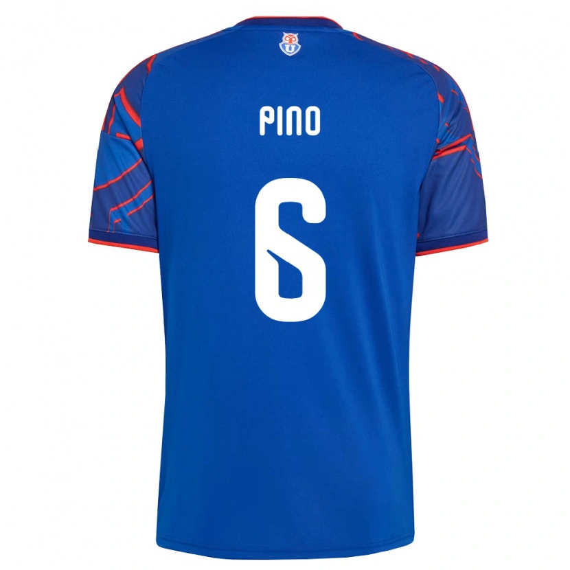 Danxen Homme Maillot Gisela Pino #6 Bleu Royal Rouge Tenues Domicile 2026/27 T-Shirt