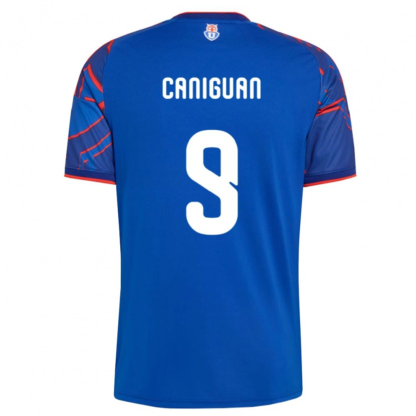 Danxen Homme Maillot Franchesca Caniguán #9 Bleu Royal Rouge Tenues Domicile 2026/27 T-Shirt