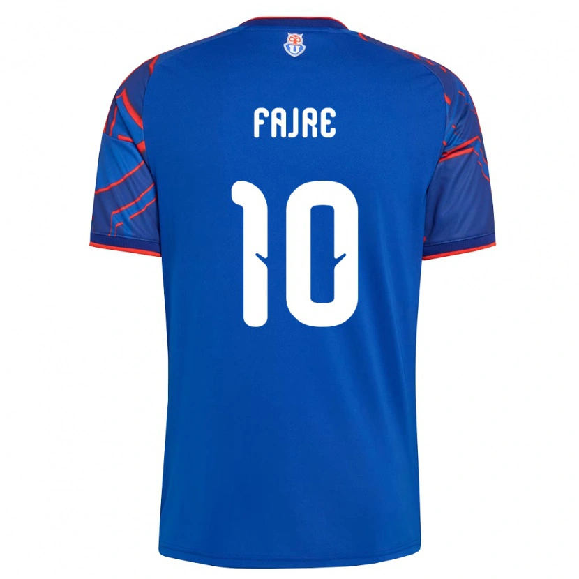 Danxen Homme Maillot Nicole Fajre #10 Bleu Royal Rouge Tenues Domicile 2026/27 T-Shirt