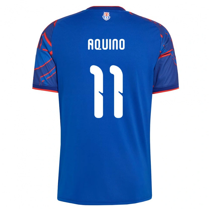 Danxen Homme Maillot Yisel Aquino #11 Bleu Royal Rouge Tenues Domicile 2026/27 T-Shirt