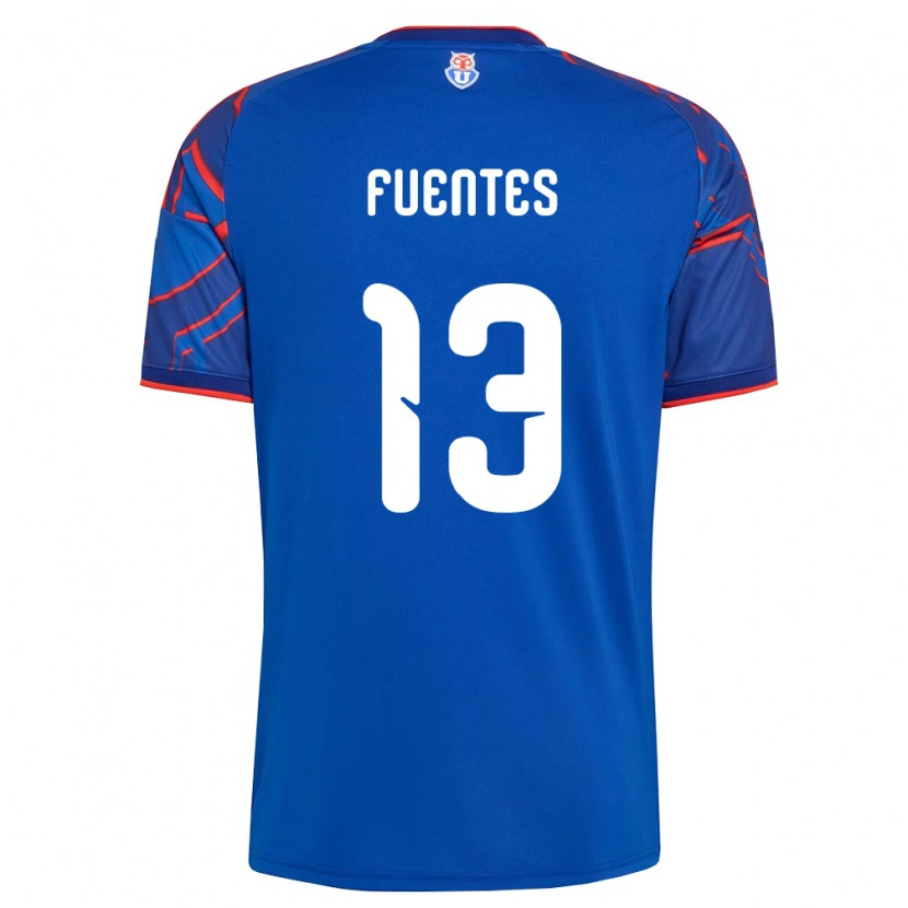 Danxen Homme Maillot Karen Fuentes #13 Bleu Royal Rouge Tenues Domicile 2026/27 T-Shirt