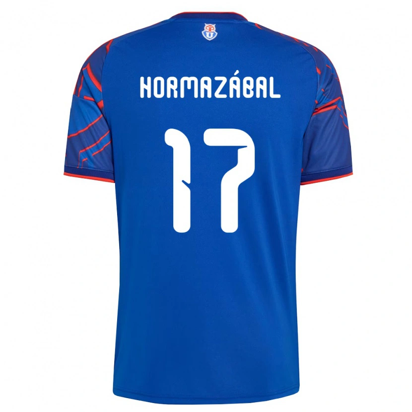 Danxen Homme Maillot Fabián Hormazábal #17 Bleu Royal Rouge Tenues Domicile 2026/27 T-Shirt