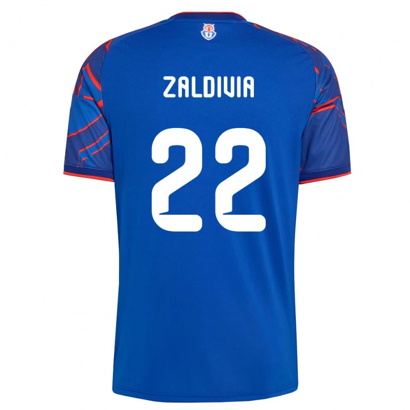 Danxen Homme Maillot Matías Zaldivia #22 Bleu Royal Rouge Tenues Domicile 2026/27 T-Shirt