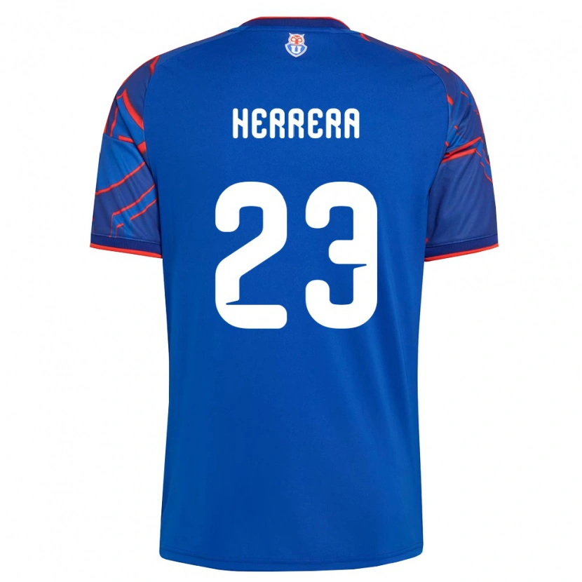 Danxen Homme Maillot Claudia Herrera #23 Bleu Royal Rouge Tenues Domicile 2026/27 T-Shirt