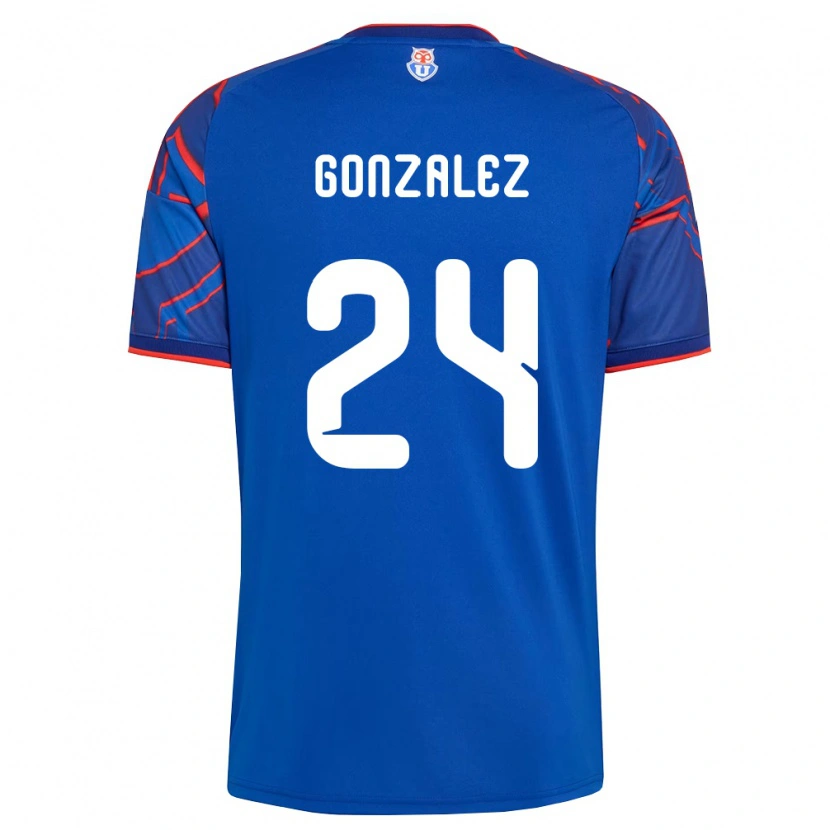 Danxen Homme Maillot Emma González #24 Bleu Royal Rouge Tenues Domicile 2026/27 T-Shirt