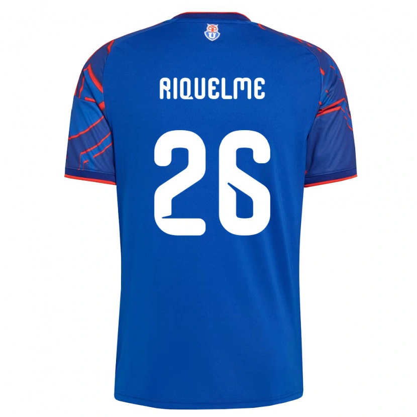 Danxen Homme Maillot Matías Riquelme #26 Bleu Royal Rouge Tenues Domicile 2026/27 T-Shirt
