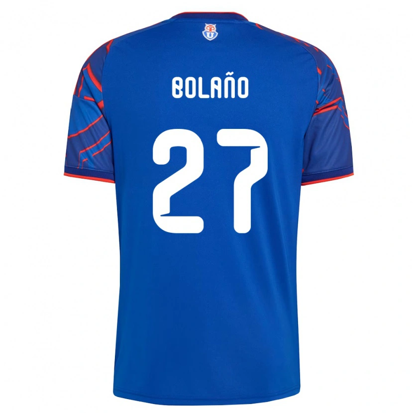 Danxen Homme Maillot Andrés Bolaño #27 Bleu Royal Rouge Tenues Domicile 2026/27 T-Shirt
