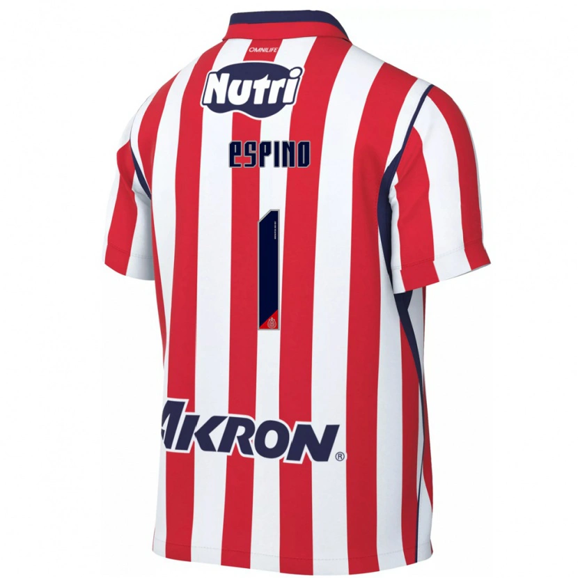 Danxen Homme Maillot Celeste Espino #1 Rouge Blanc Tenues Domicile 2026/27 T-Shirt