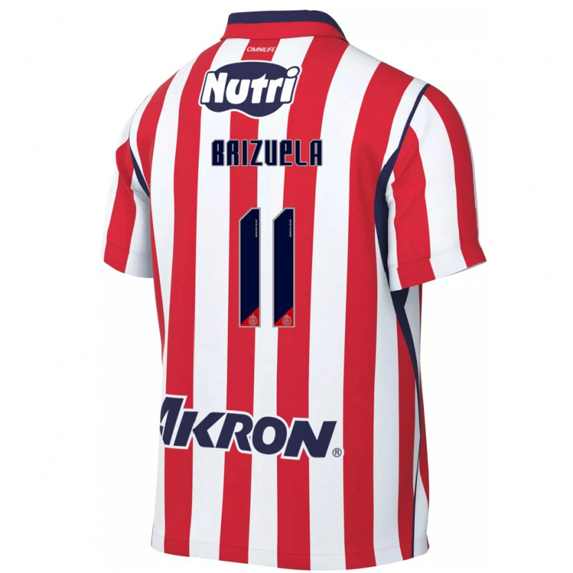 Danxen Homme Maillot Isaác Brizuela #11 Rouge Blanc Tenues Domicile 2026/27 T-Shirt