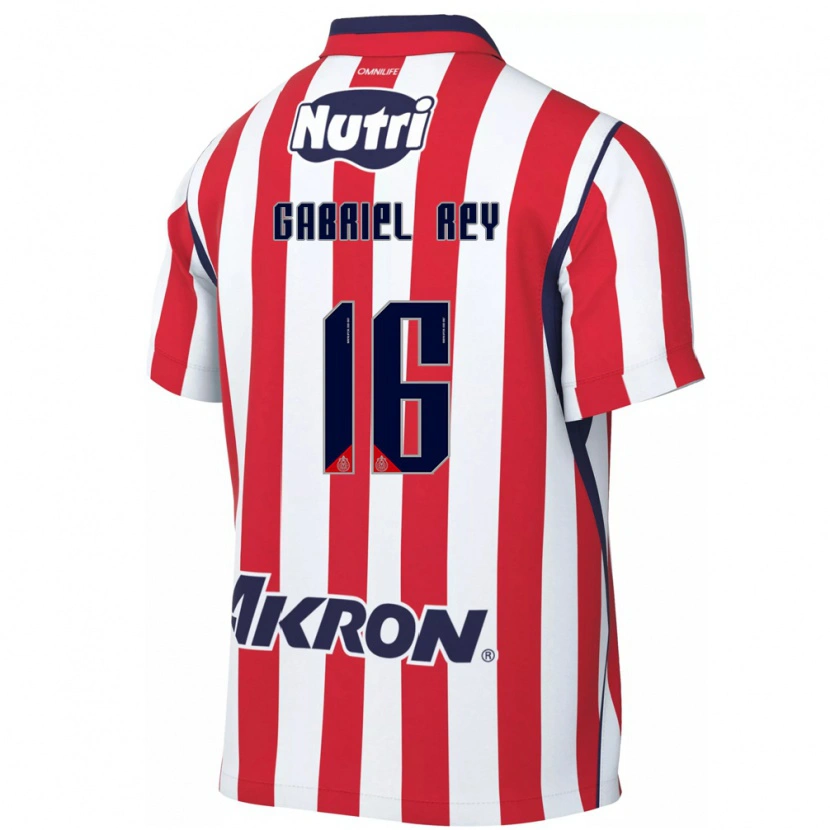Danxen Homme Maillot Luis Gabriel Rey #16 Rouge Blanc Tenues Domicile 2026/27 T-Shirt
