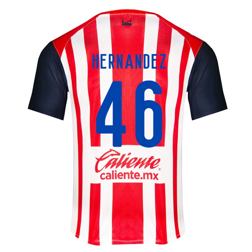 Danxen Homme Maillot Carlos Hernández #46 Rouge Noir Blanc Tenues Domicile 2026/27 T-Shirt