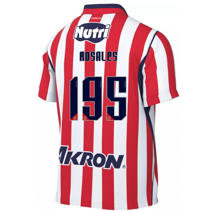 Danxen Homme Maillot Diego Rosales #195 Rouge Blanc Tenues Domicile 2026/27 T-Shirt