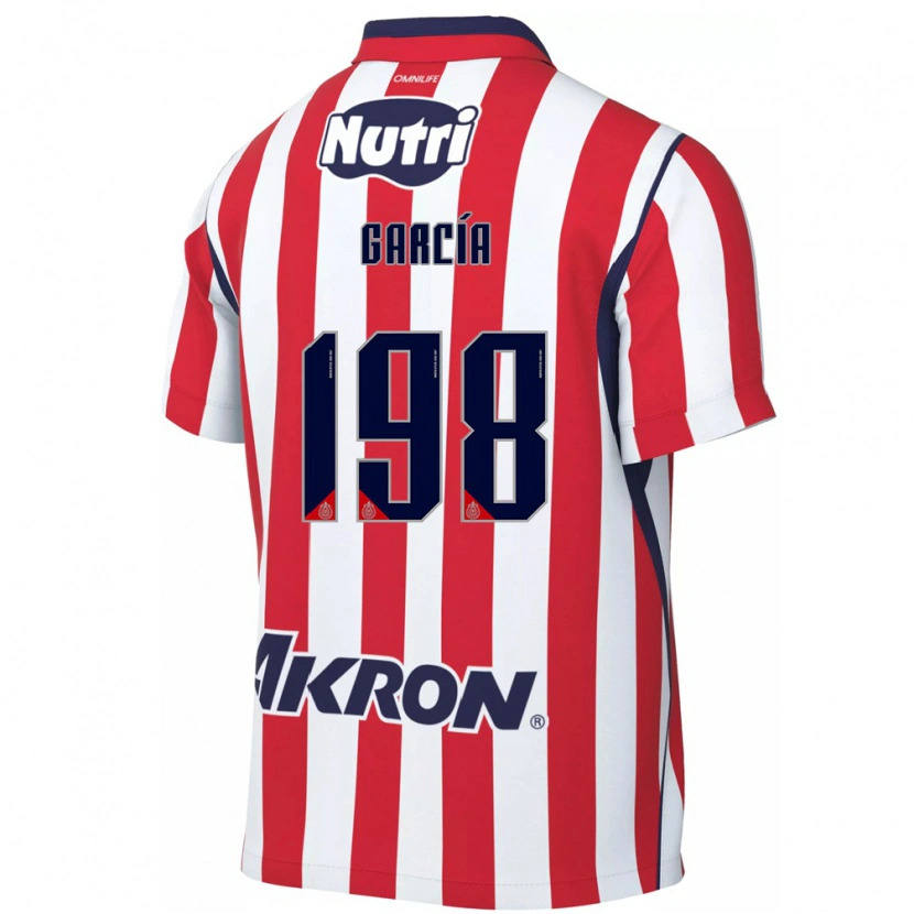 Danxen Homme Maillot Gael García #198 Rouge Blanc Tenues Domicile 2026/27 T-Shirt